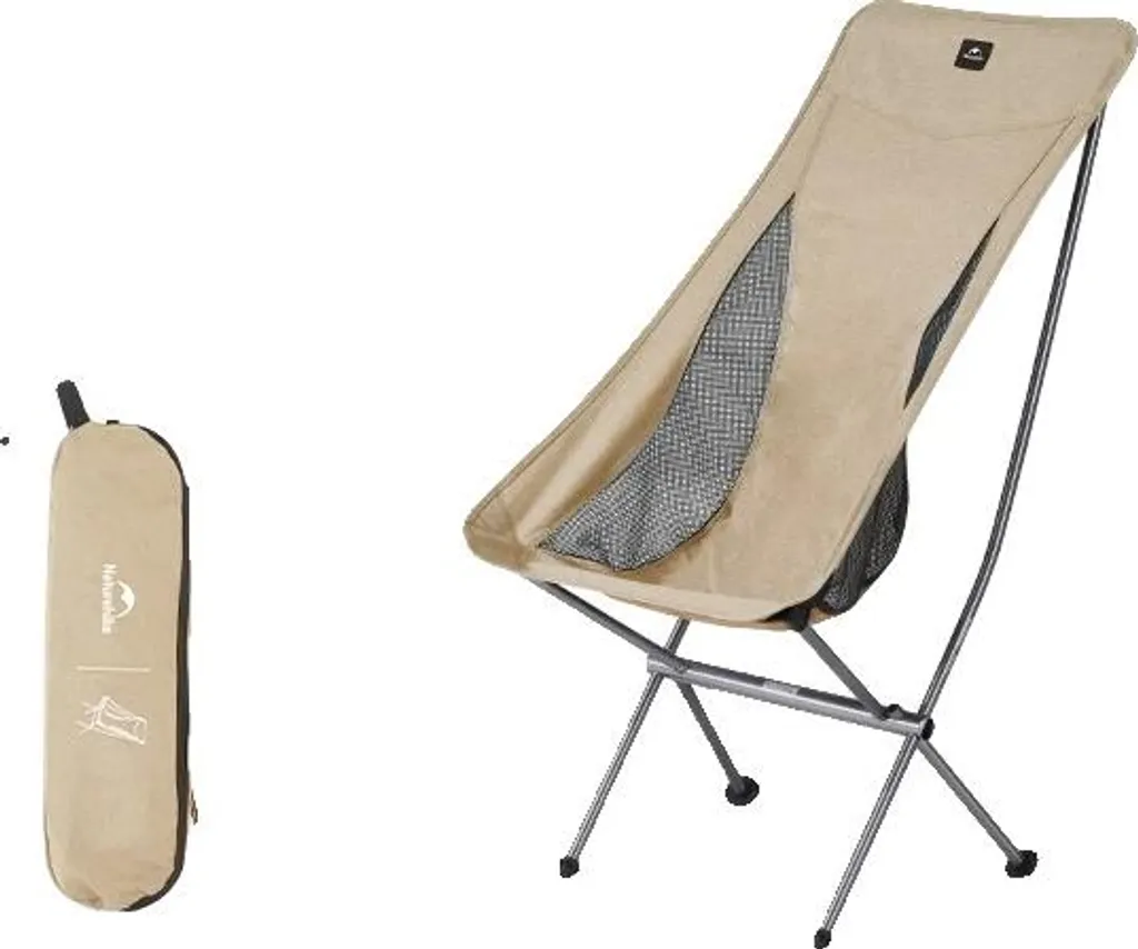 Chaise de randonnée ultra-légère en aluminium avec dossier ergonomique