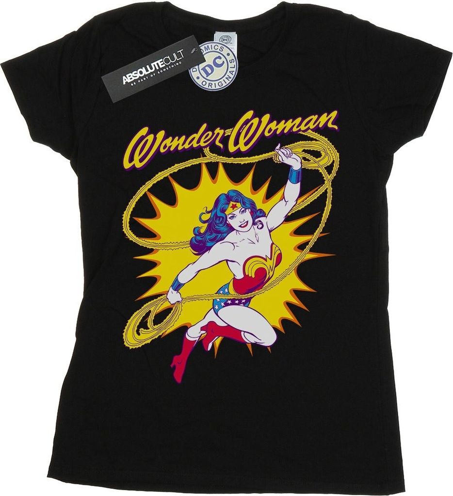 DC Comics - T-Shirt für Damen BI17064 (M) (Schwarz)