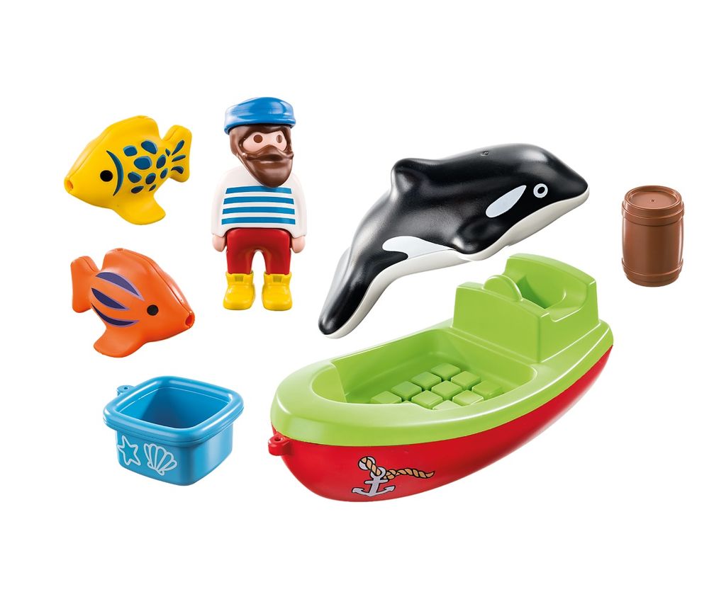 PLAYMOBIL Seemann mit Fischerboot, 70183