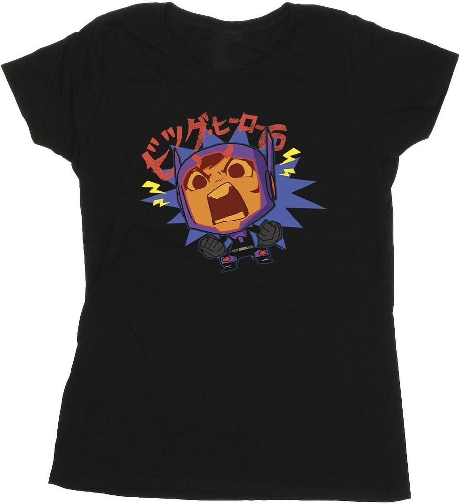 Disney - "Big Hero 6" T-Shirt für Damen BI48407 (S) (Schwarz)