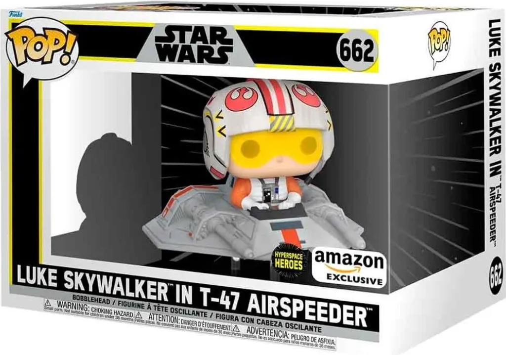 Funko Pop! Rides Star Wars Luke Skywalker T-47 Airspeeder n°182
