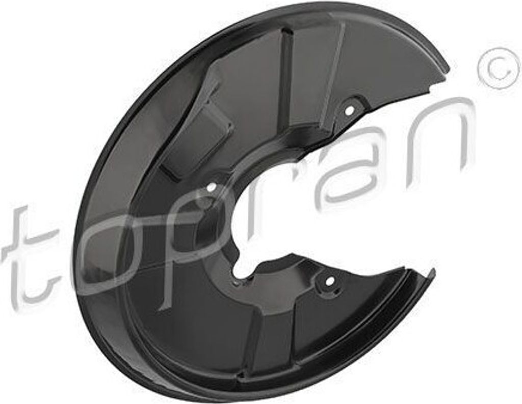TOPRAN Spritzblech Bremsscheibe für AUDI A4 Avant (8ED, B7) Hinten Rechts 117 980 Ankerblech