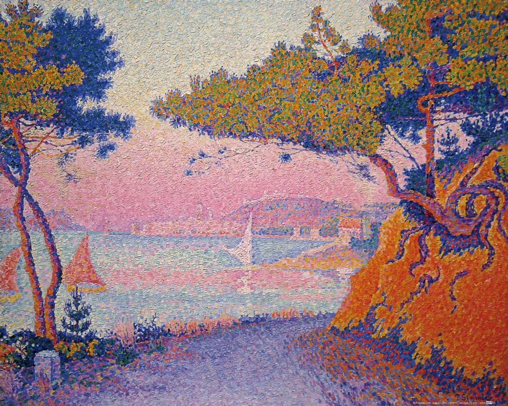 Paul Signac Kunstdruck Bild - Golfe-Juan, 1896 (40 x 50 cm)