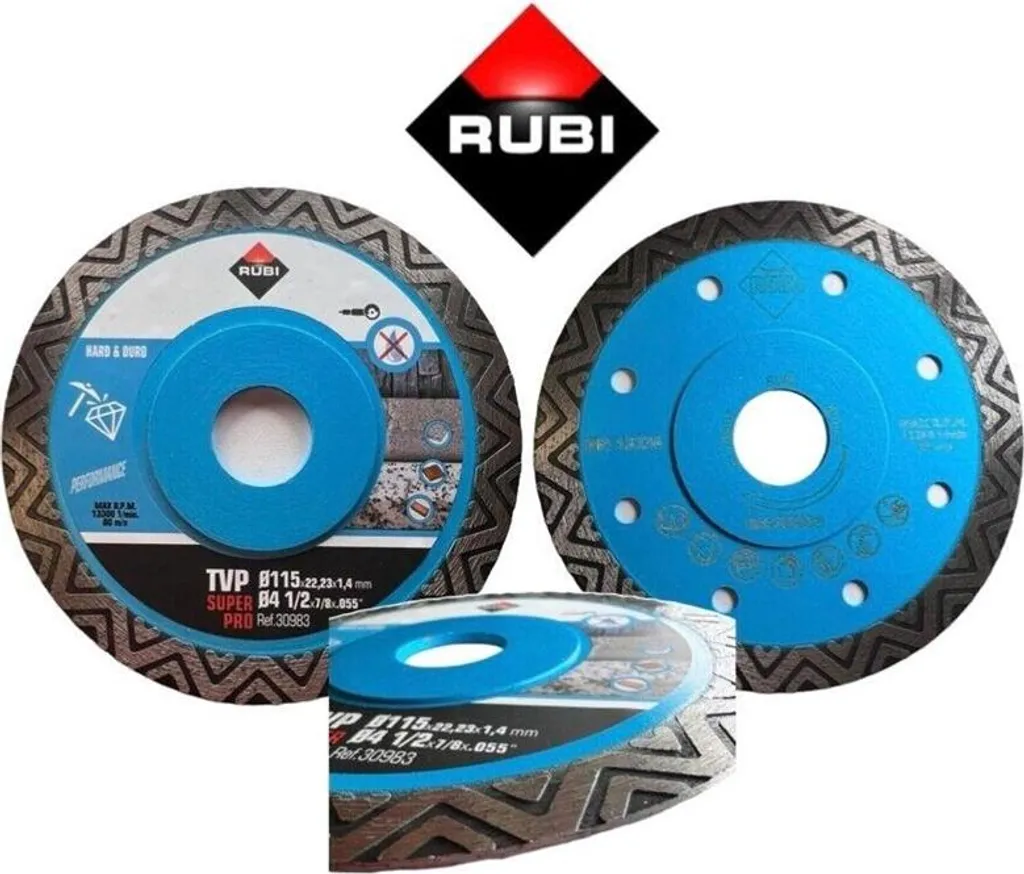 Disque Diamant Anti-Éclat Rubi 115 mm - Finissez-en avec les Carreaux Cassés