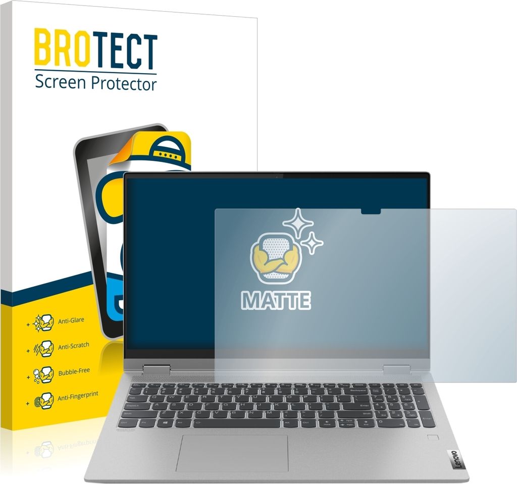 BROTECT Schutzfolie für Lenovo IdeaPad Flex 5 15" Displayschutz Displayschutzfolie Folie Matt Entspiegelungsfolie