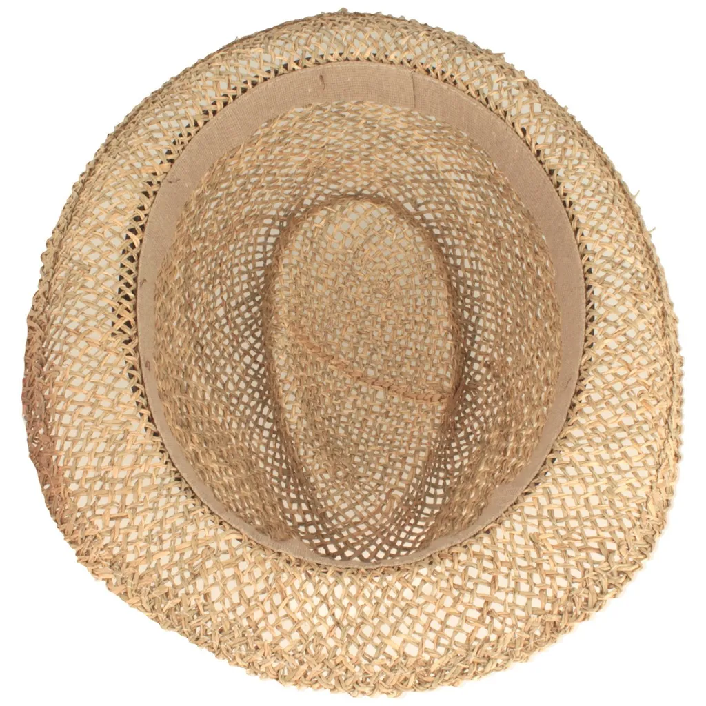 Cappello da Sole Trilby Seagrass Hut-Breiter per Escursioni e Mare - 4