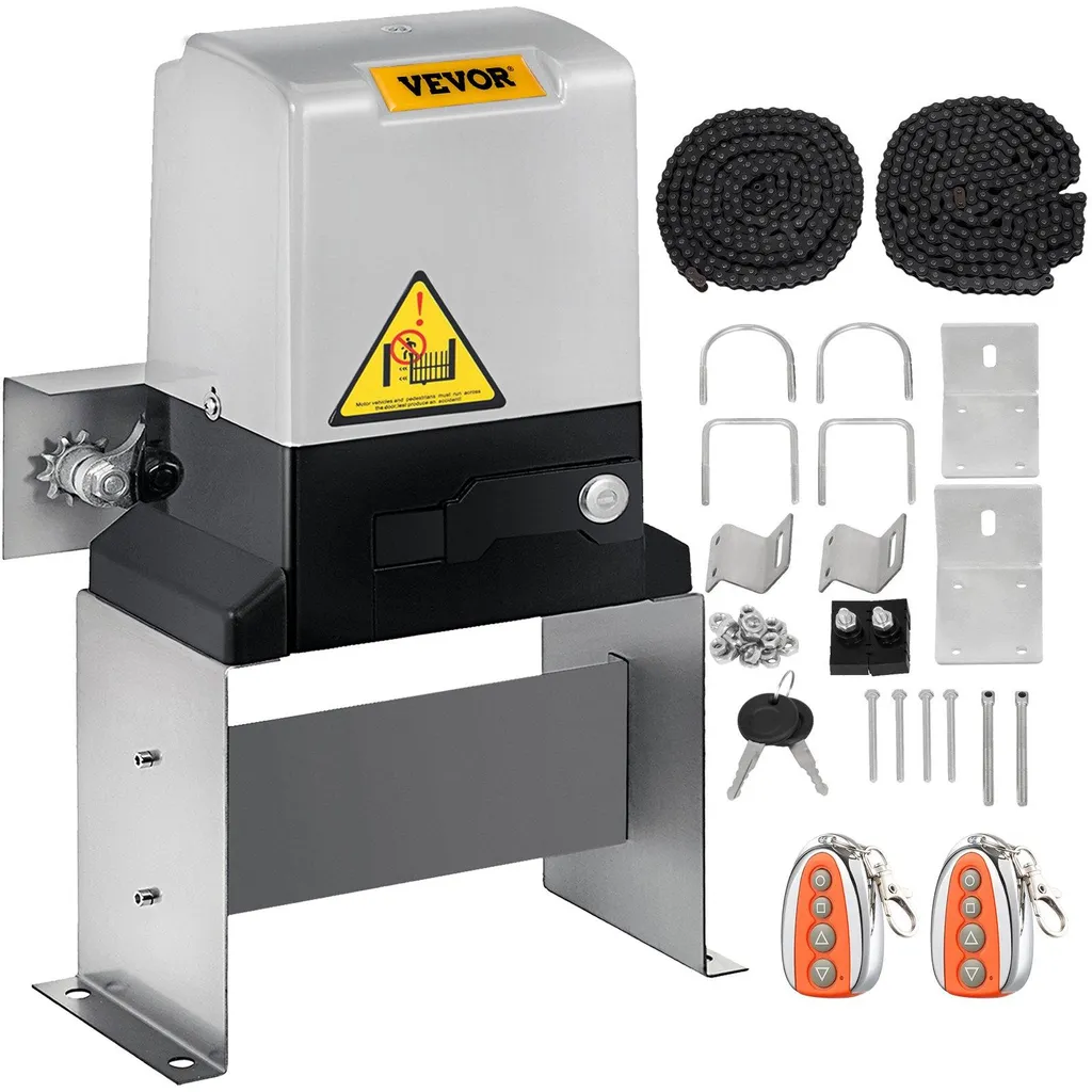 Moteur Portail Coulissant 600KG 40FT Télécommande Électrique Silencieux