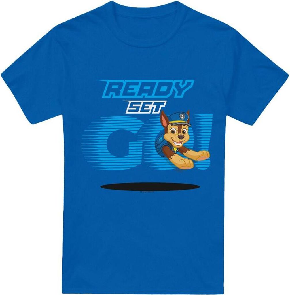 Paw Patrol - "Ready Set Go!" T-Shirt für Herren TV6741 (XL) (Königsblau)
