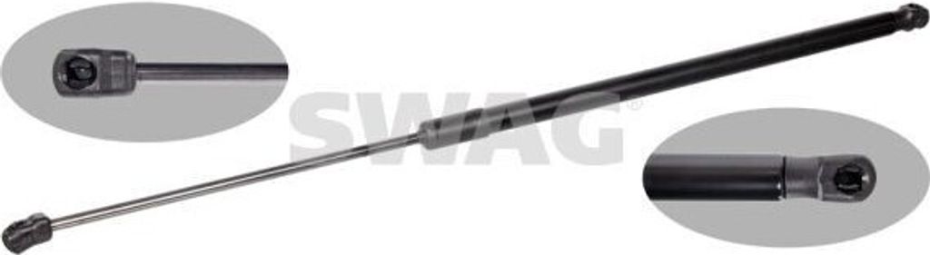 SWAG 10 10 3857 Gasfeder Heckklappendämpfer passend für MERCEDES-BENZ GLA (X156) 666mm