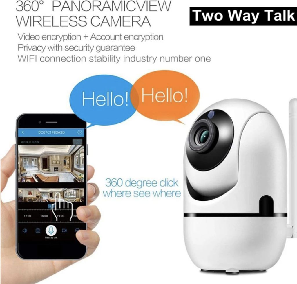 Kamera WIFI so sledovaním pohybu na monitorovanie papagájov Obrázok produktu 