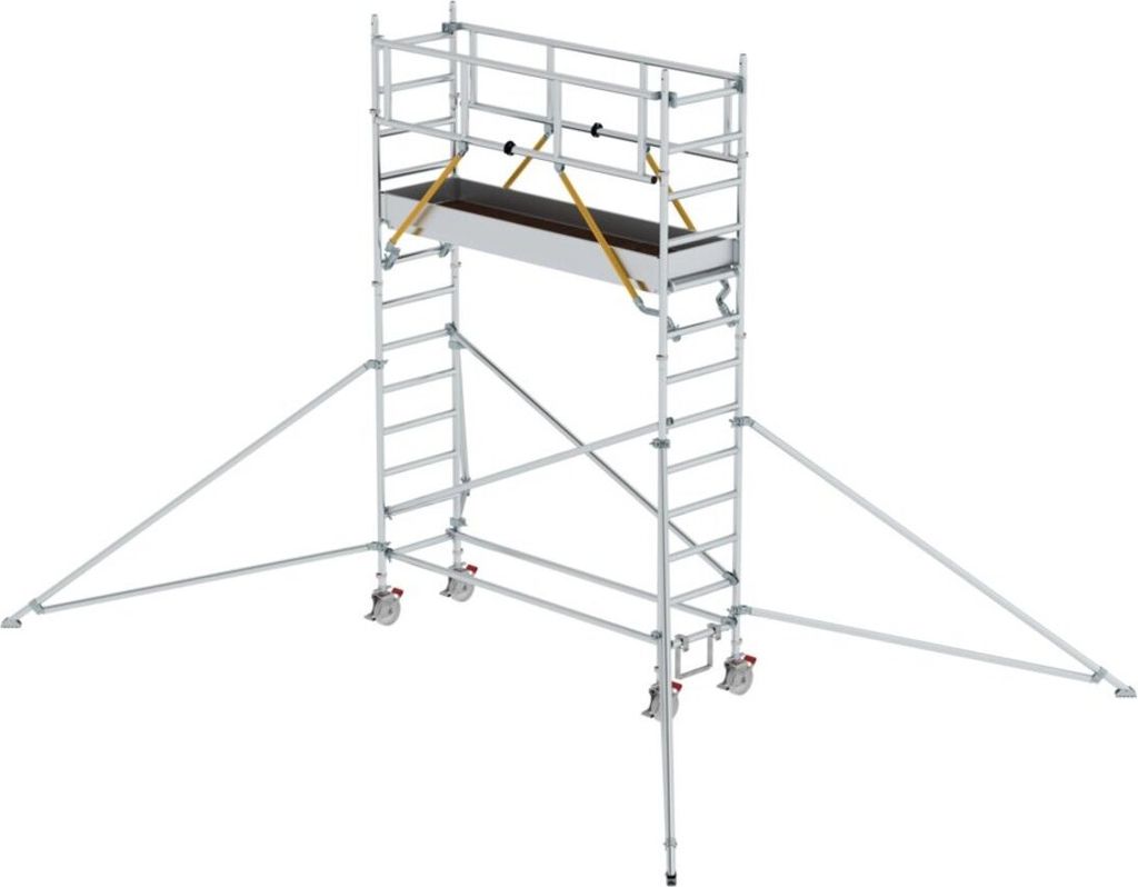MUNK Rollgerüst SG mit Ausleger 0,75x2,45m Plattform 5,07m AH