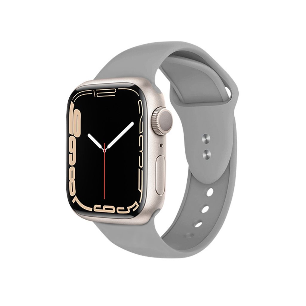 Crong Liquid - Armband für Apple Watch 44/45/46/49 mm (grau)