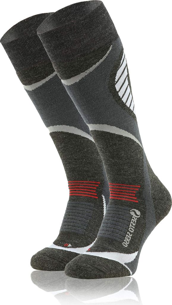 Sesto Senso Sportliche Skisocken und Snowboardsocken Uni Warme Hohe Wintersocken Kniestrümpfe