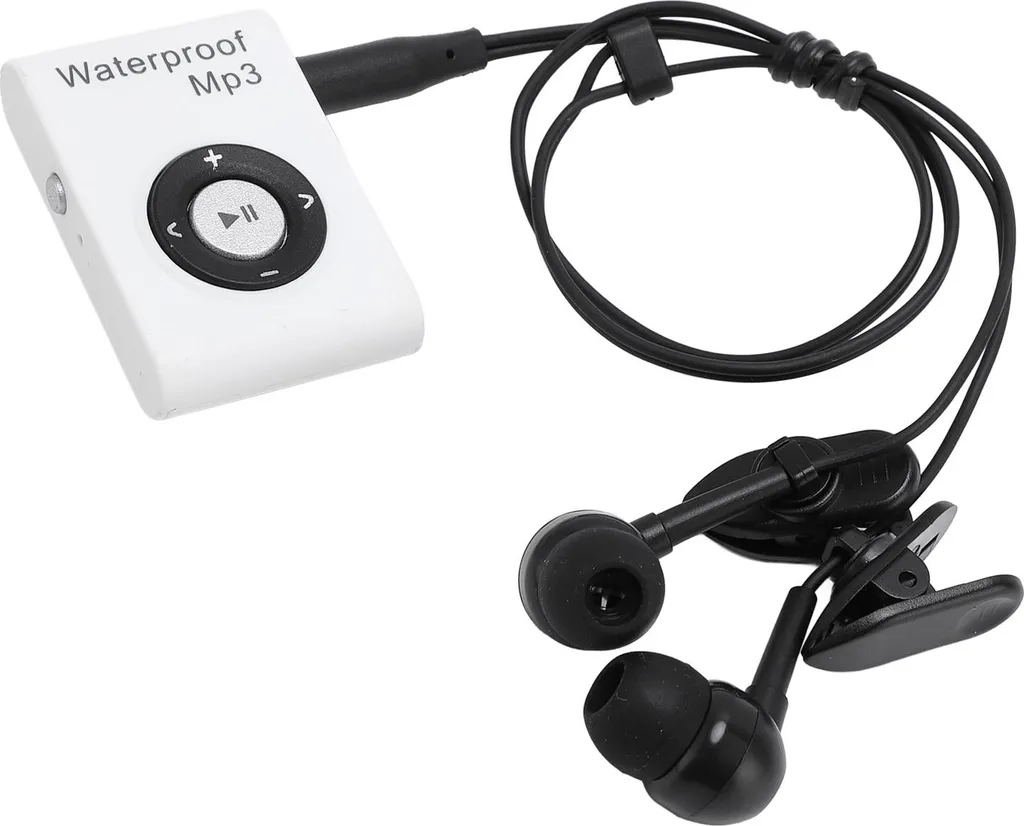 Lecteur MP3 pour la natation et sport blanc 8 Go musique plongée et surf