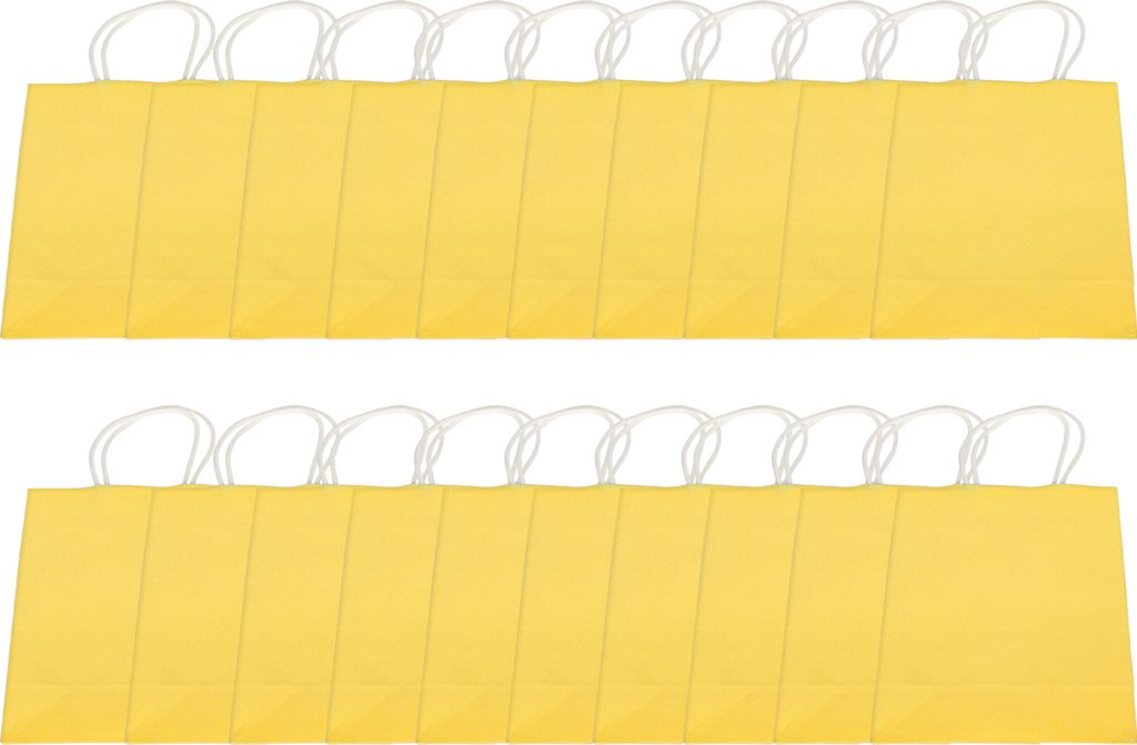 20 stücke Tragbare Kraft Papier Tasche Verpackung Geschenk Tasche Zubehör für Shopping Geburtstag Parteien