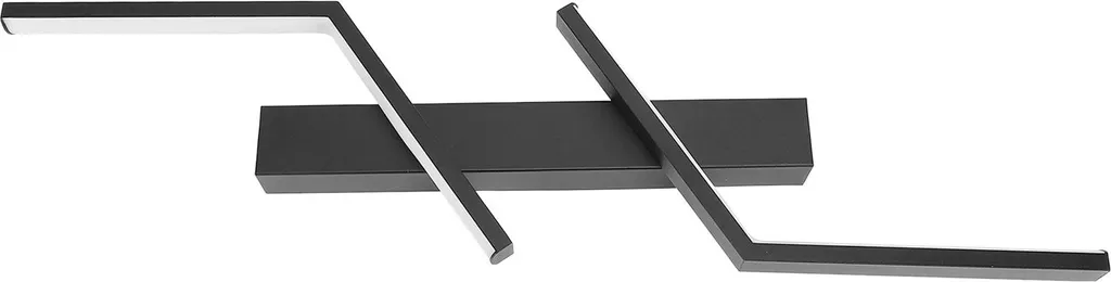 Applique murale LED moderne noire 60cm avec 3 températures de couleur