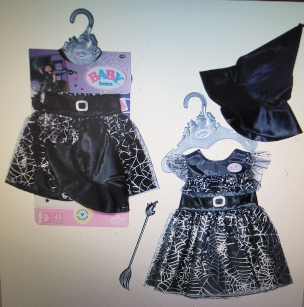 Zapf BABY born Hexenkleid 43cm Produktbild 8