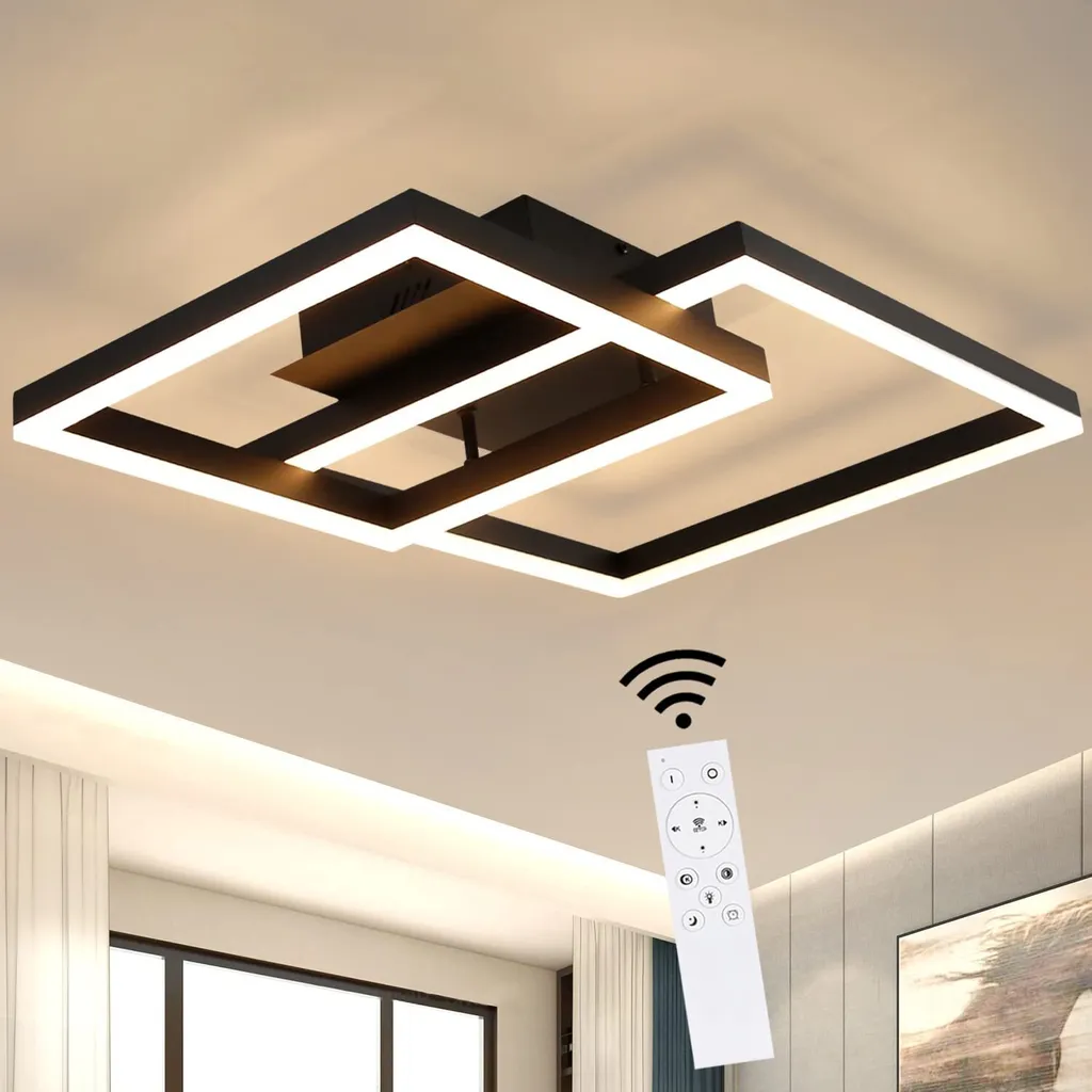 Plafonnier LED Salon Dimmable : Finis les Éclairages Trop Forts ou Trop Faibles