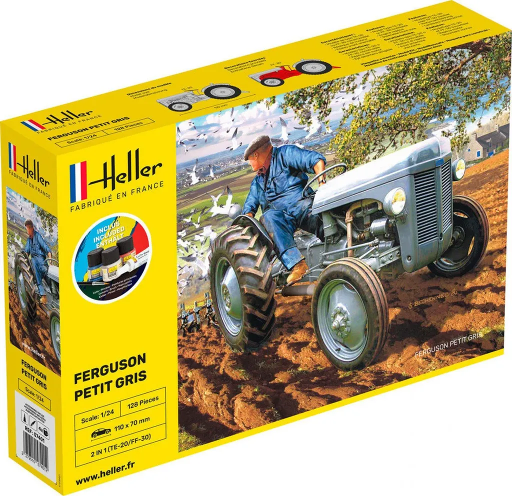 Starter Kit Ferguson Le Petit Gris 1:24 Maquette Tracteur Agricole