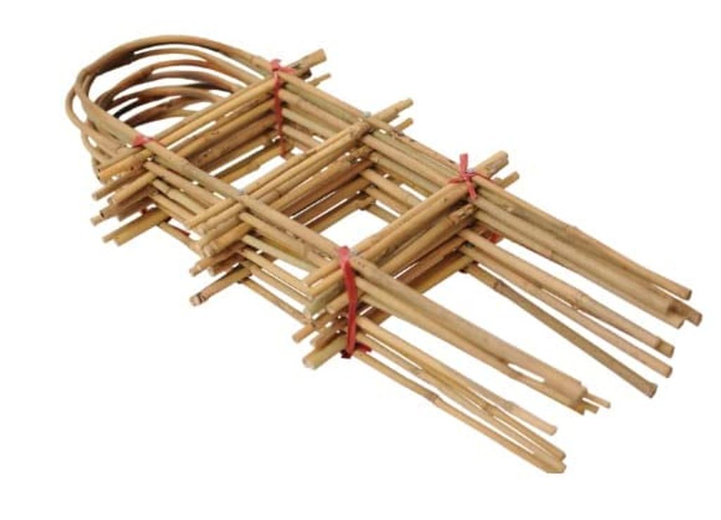 DIXIE STORE Rankgitter Bambus Set für Pflanzen - U-Shape 10 Stück 120 cm