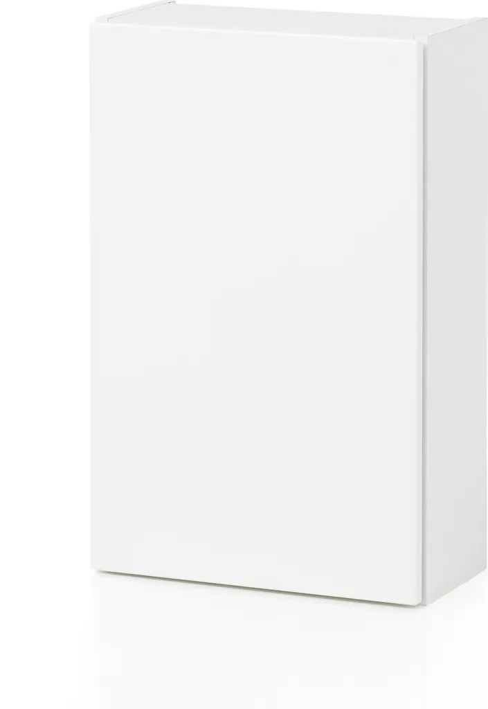 Rangement mural de cuisine blanc mat 40cm - Meuble haut gain de place chic