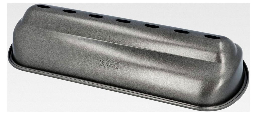 Backform für Stollen Kohlenstoffstahl, 38 cm, mit Antihaftbeschichtung, Weihnachten