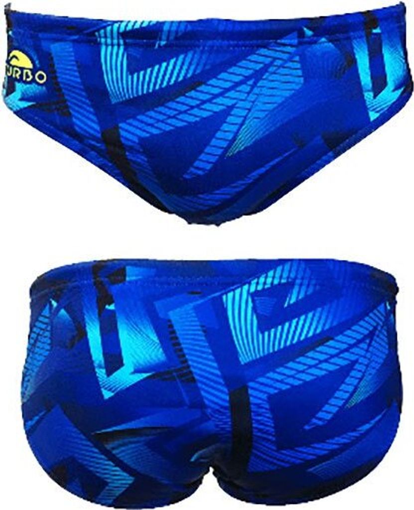 Turbo Spiral Badeslip Blau S Mann Blau S