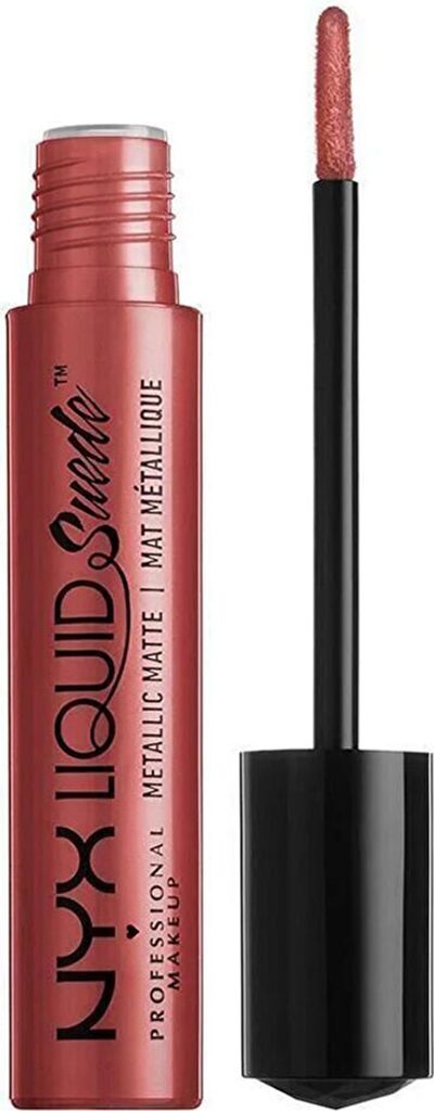 Nyx - Metallischer Matte Lippenstift Liquid Suede - Bella