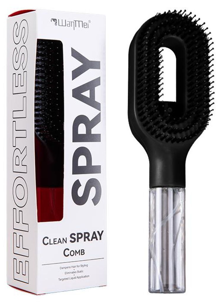 Sprüh-Haarbürste, Feinstnebel Haarbürsten, entwirrend, Produktbild 