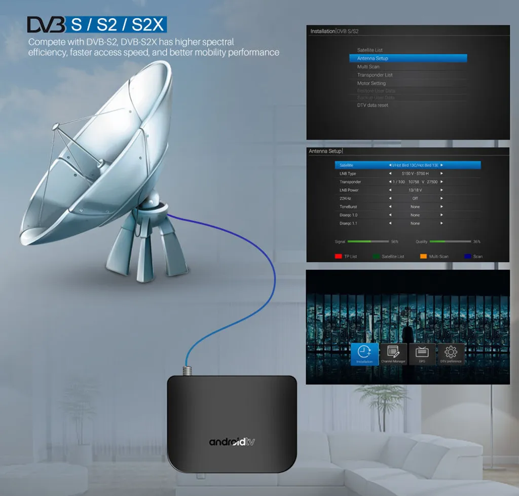 Acquista MECOOL M8S PLUS DVB-S2: Il Decoder Smart TV Box 4K Definitivo - 4