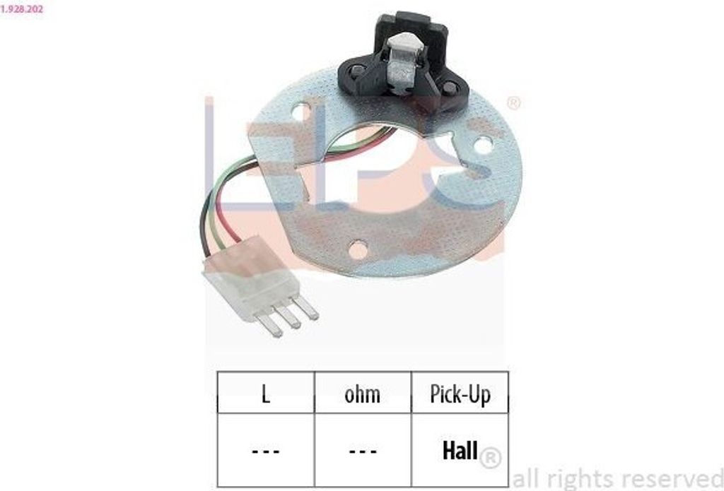 EPS Zündimpulsgeber Kurbelwellensensor 1.928.202 für OPEL Astra F CC (T92)