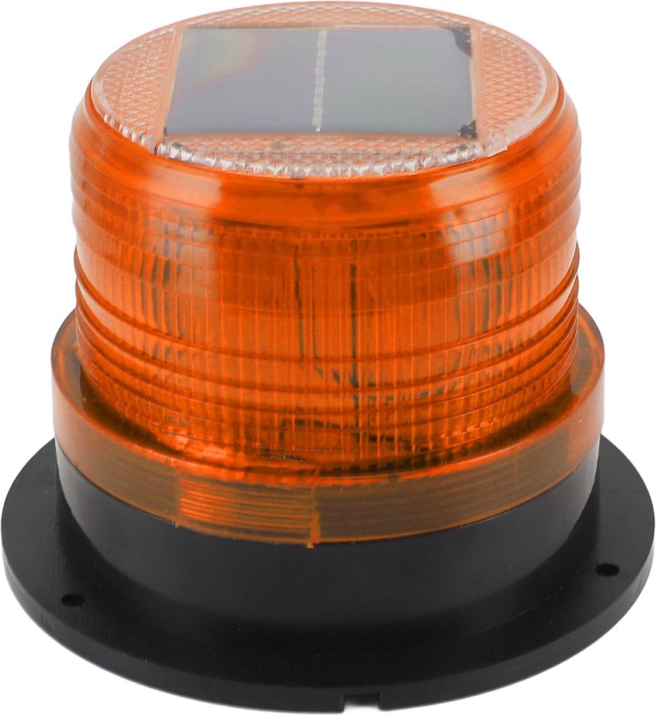 Solar Beacon Light Achtung 8 LED -D?mmerung fr D?mmersensor 1200mAh Batterie Sicherheitsstrobe fr Bauverkehr Gelbgelb