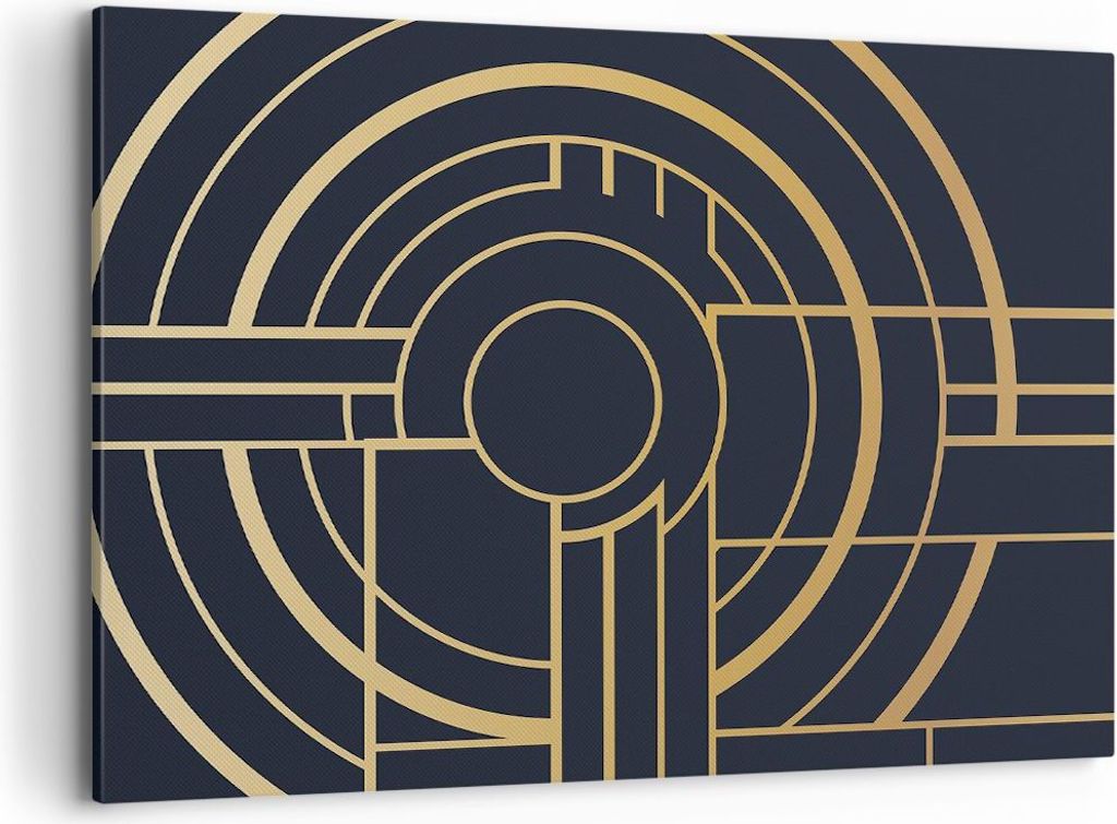 Bild auf Leinwand - Leinwandbild - Einteilig - Abstraktion Stück Modern - 100x70cm - Wand Bild - Wanddeko - Wandbilder - Leinwanddruck - Bilder - ...