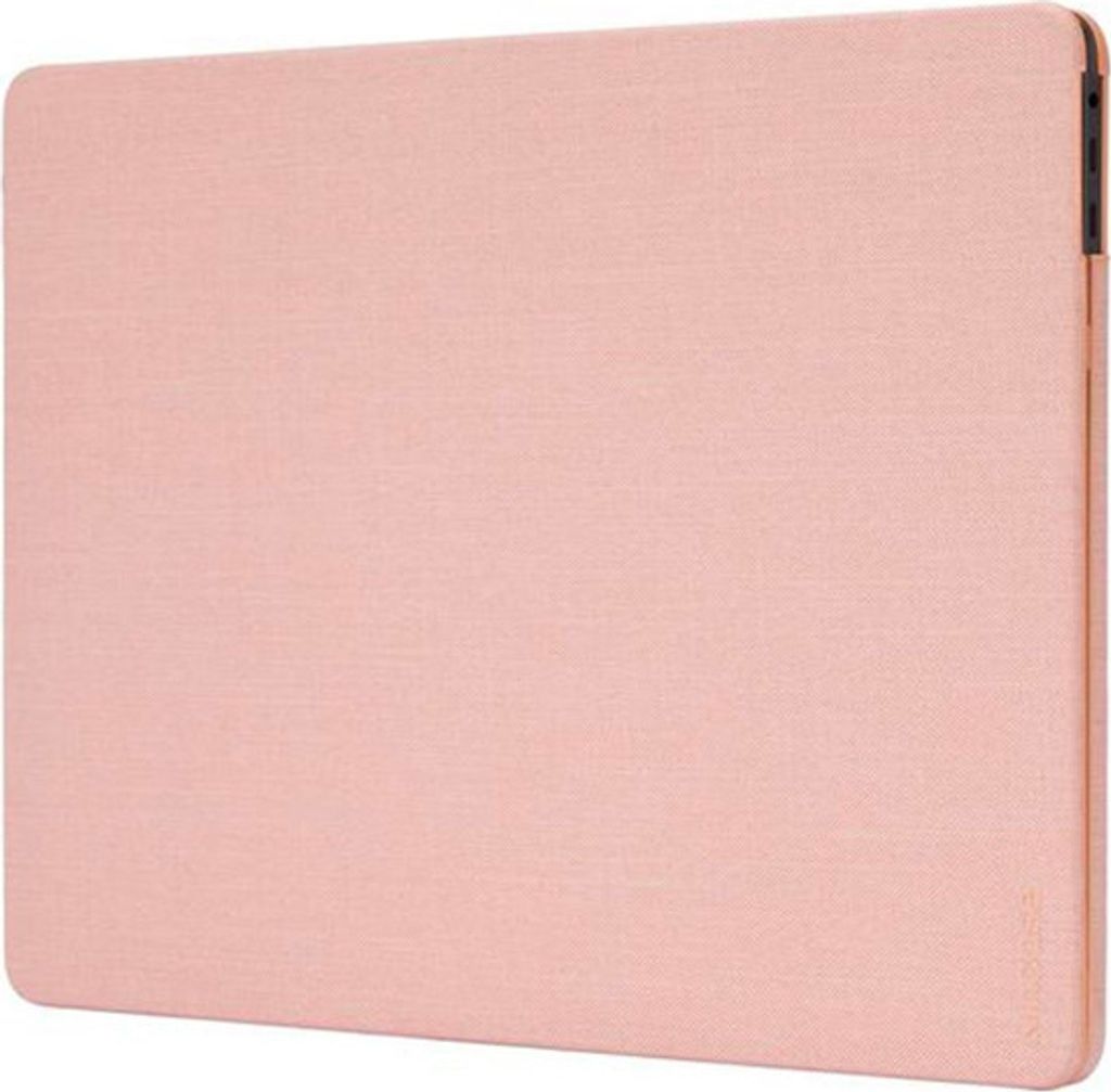 Incase Hardshell in Woolenex Hülle MacBook Pro 13 inch 2020 Blush Pink mit Lüftungsschlitzaussparungen