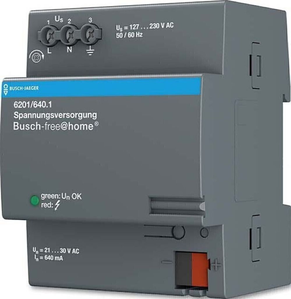 Busch-Jaeger Spannungsversorgung 640mA REG, für Busch-free@home , 1 Stk.