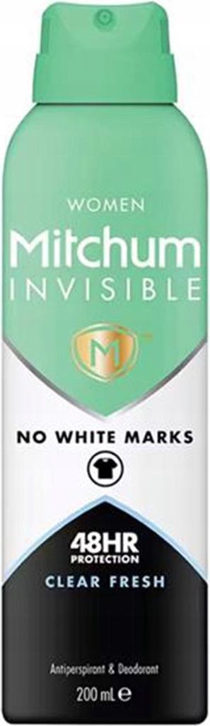 Mitchum, Invisible Clear Fresh, Hydrating 48H, Deodorant Spray, For Women, 200 ml