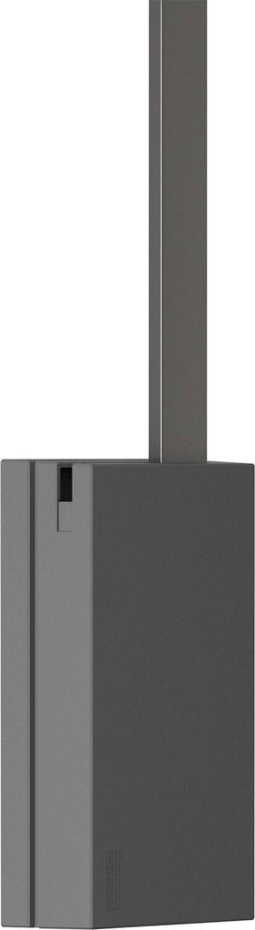 Servetto Distanzrahmen passend zu Kleiderlift T3 - Distanzhalterung 20mm für begehbaren Kleiderschrank, Kunststoff anthrazit