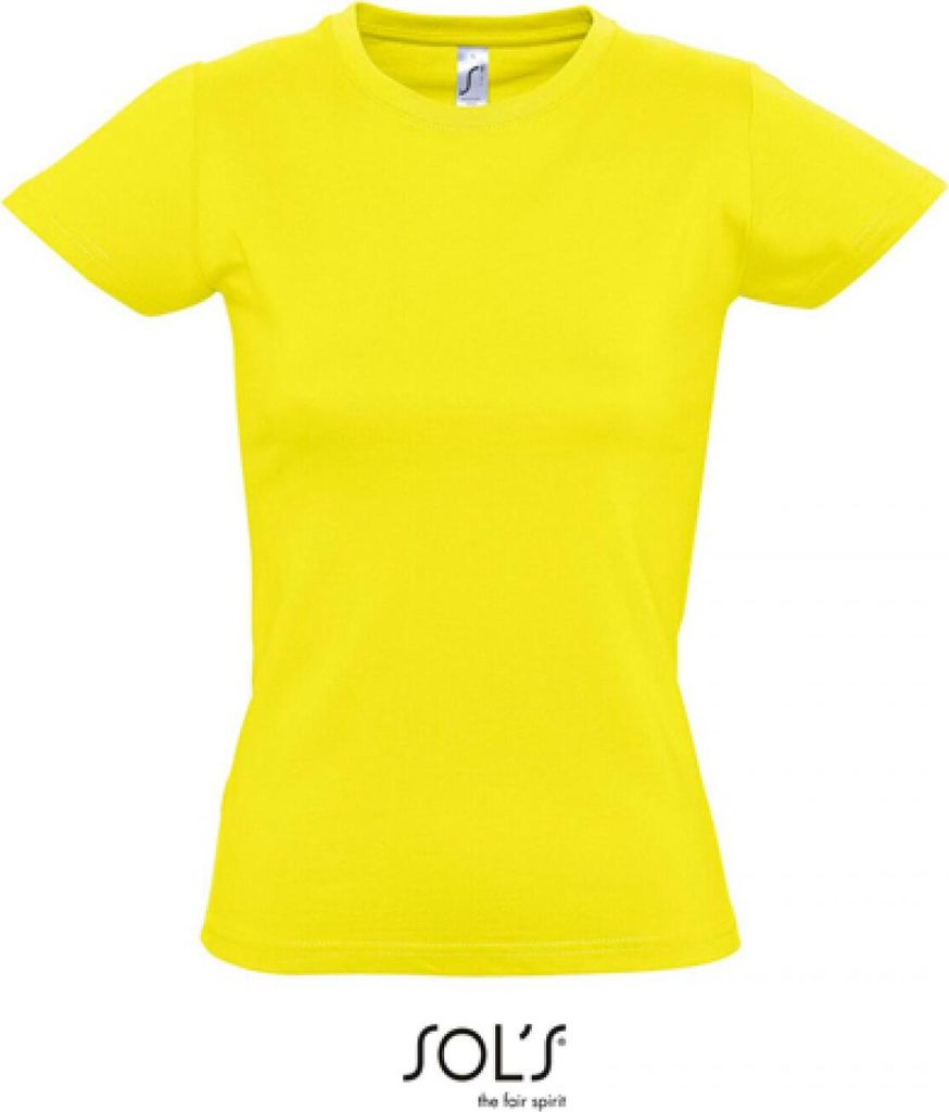 SOLs 11502 | Imperial Women / Damen T-Shirt - Farbe: Lemon - Größe: XL