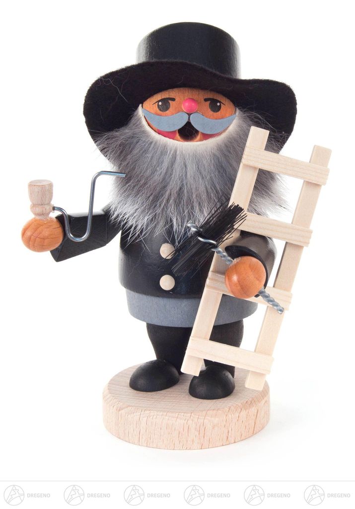 Räuchermann Schornsteinfeger Höhe = 14cm NEU