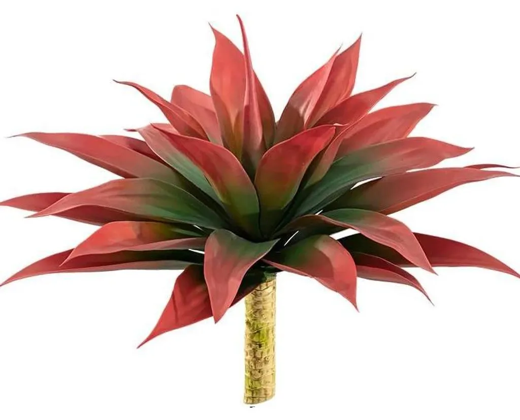 Agave artificiel pour aménagement jardin extérieur et balcon sans eau