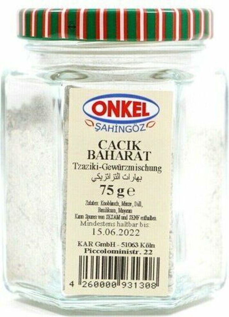 Onkel Sahingöz Tzaziki-Gewürzmischung 75g