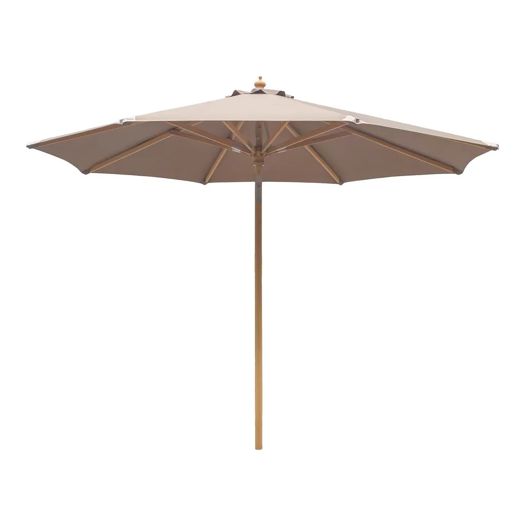 Parasol inclinable Austin Ø300cm sable : fini l'éblouissement au jardin