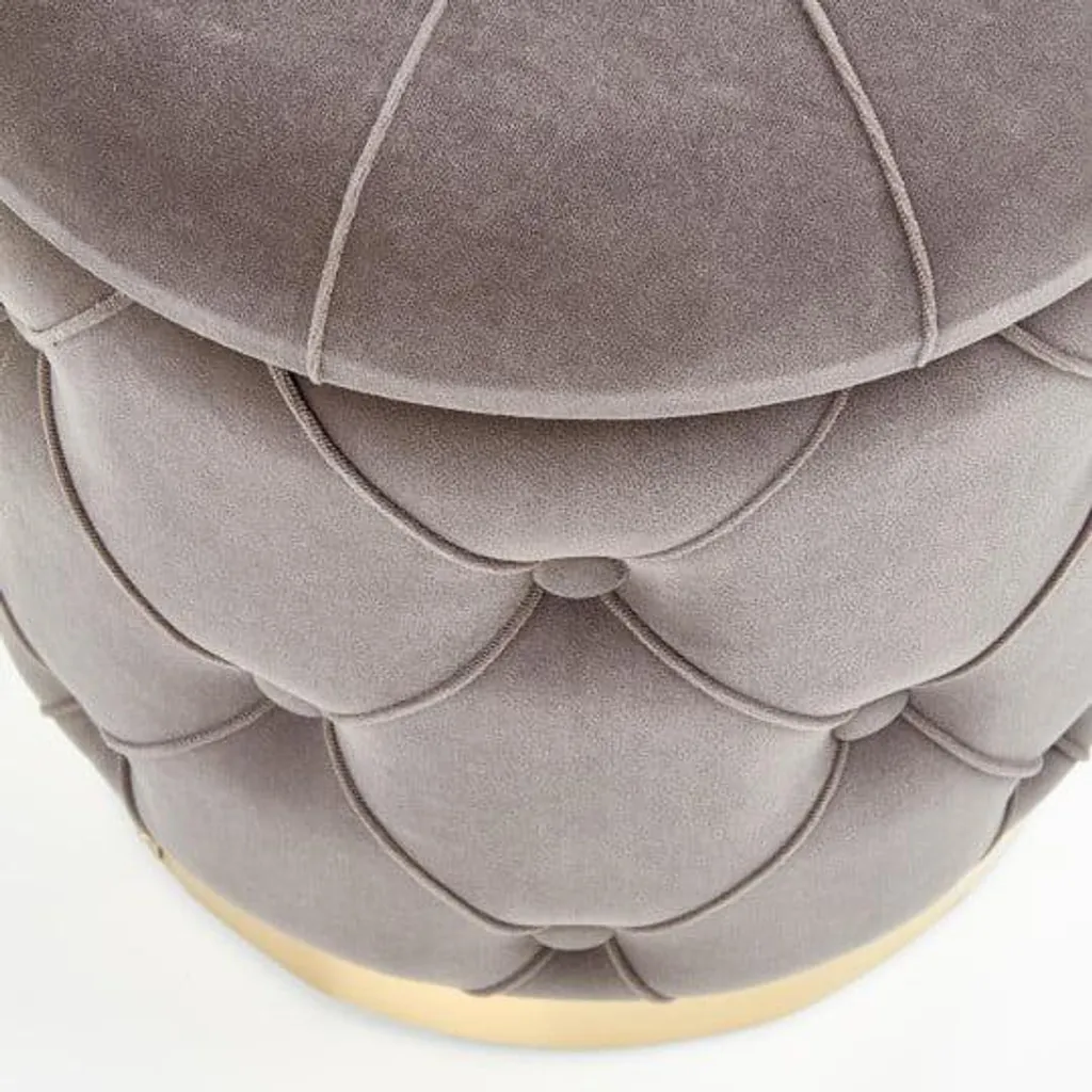 Ensemble 2 poufs Polly gain de place pour petits salons et studios - 8