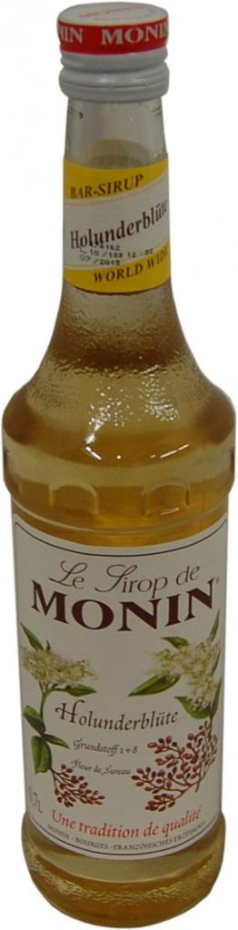 Monin Holunderblüten Sirup blumiges Aroma originelle Drinks Produktbild 