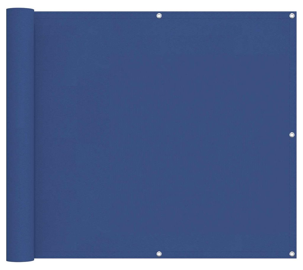 vidaXL Balkonsichtschutz Blau 90 x 200 cm Oxford-Stoff