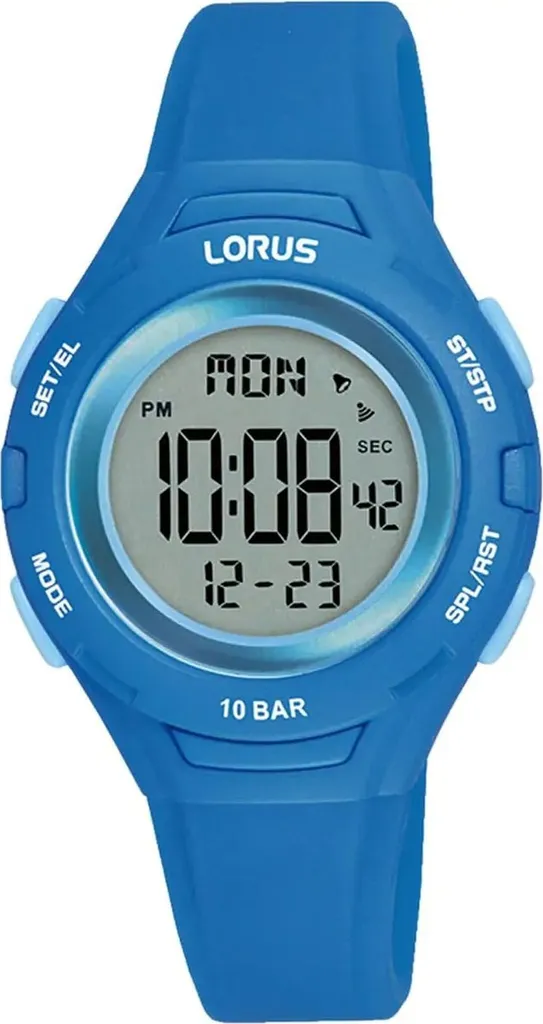 Primo Orologio Digitale Lorus Bambino Azzurro - Idea Regalo Junior