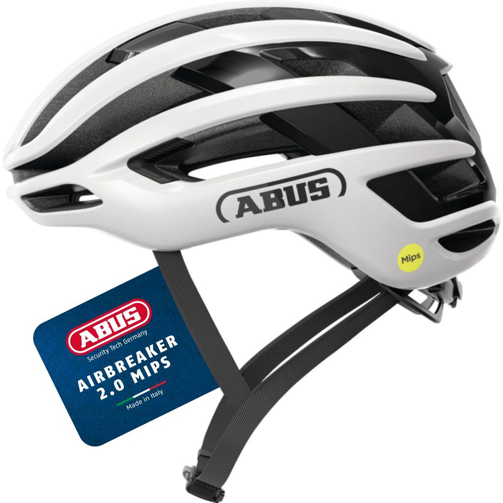 ABUS Rennradhelm AirBreaker 2.0 MIPS - leichter Fahrradhelm mit Fokus auf Belüftung, Aerodynamik, icherheit und Komfort für professionellen Radsp...