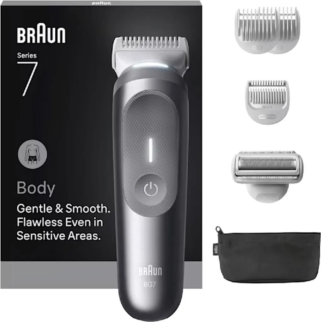Braun Series 7 BG7550 : Tondeuse Corps Anti-Irritation et Coupure