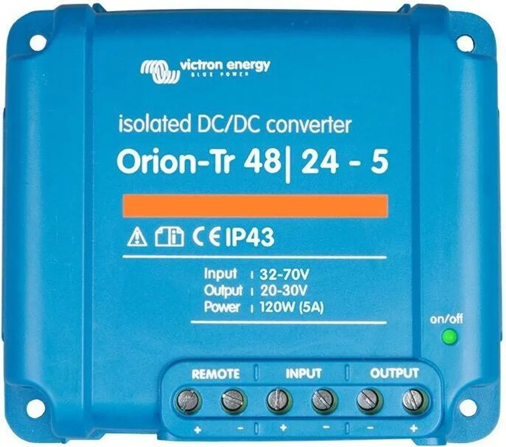 Convertisseur 48V 24V Orion-Tr pour Alimentation Appareils en 24V