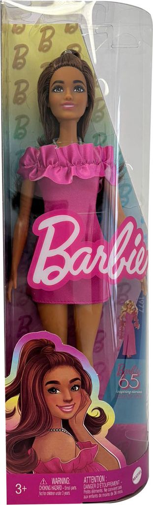 Mattel Barbie Modelka 217 Ružové šaty s volánikmi HRH15 Obrázok produktu 
